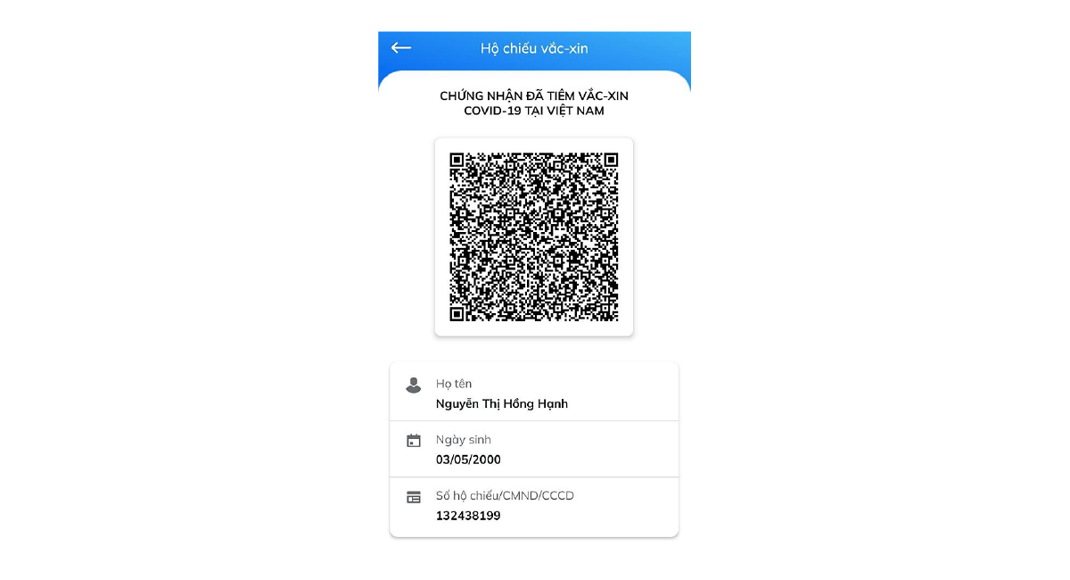 Vietnam’s COVID-19 vaccination digital certificate on the personal Electronic Health Book (Sổ sức khỏe điện tử) app.jpg